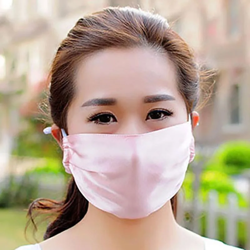 100% Double Silk Mouth Mask for Women Men Dustproof Adjustable Breathable Face Beauty Mask Summer Sunshade Reusable Face Masks
100% Double Silk Mouth Mask for Women Men Dustproof Adjustable Breathable Face Beauty Mask Summer Sunshade Reusable Face Masks