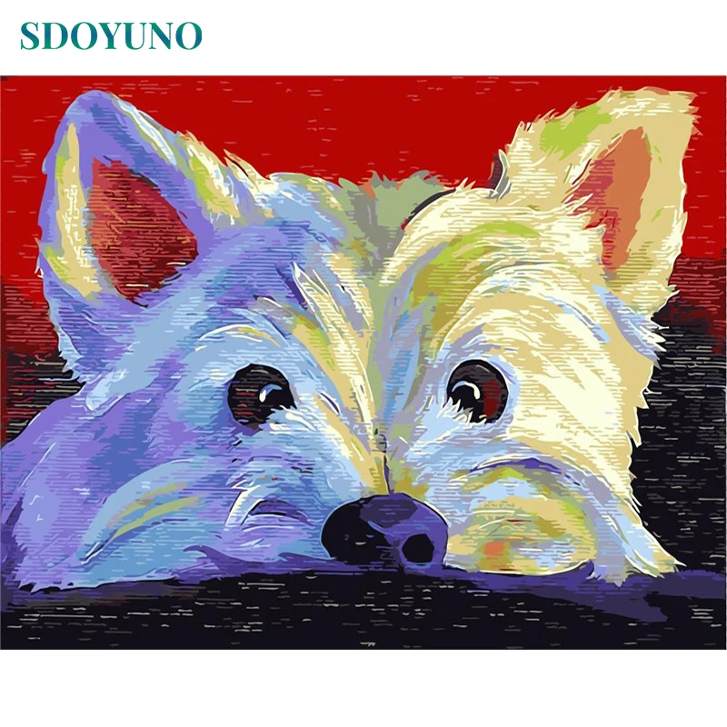 SDOYUNO 60x75cm Oil Paint By Numbers Dog DIY Painting By Numbers On Canvas Animals Number Painting Home Decor Wall Art
SDOYUNO 60x75cm Oil Paint By Numbers Dog DIY Painting By Numbers On Canvas Animals Number Painting Home Decor Wall Art