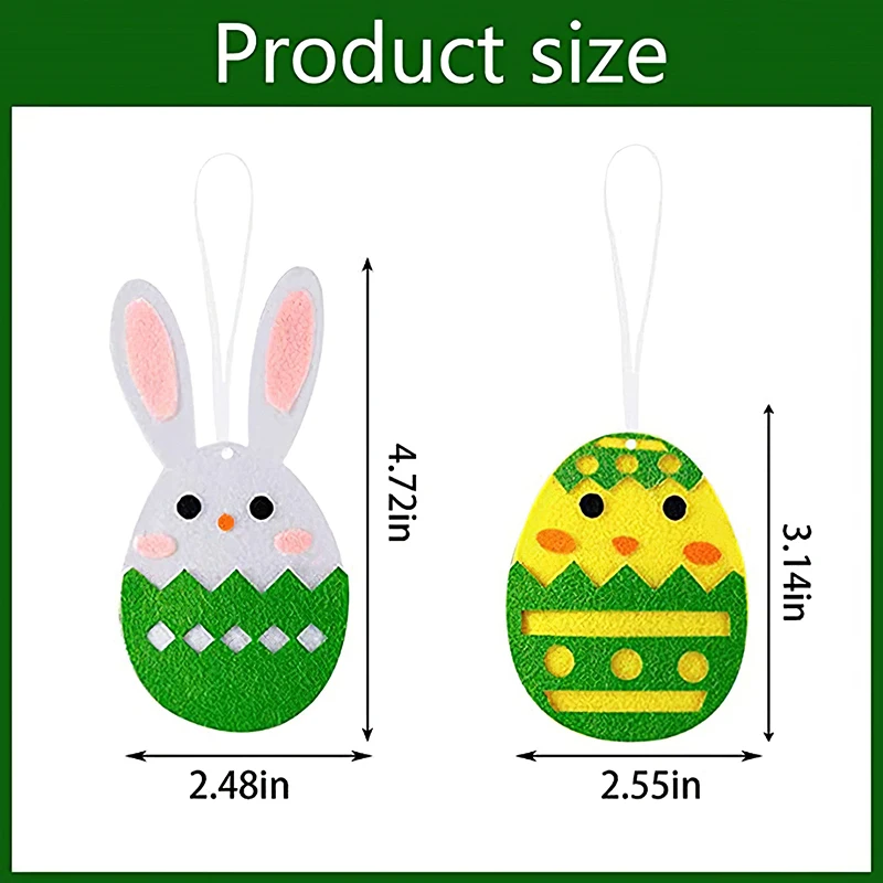 24Pcs DIY Felt For Kids Felt Easter Egg Set With Detachable Ornaments Easter Eggs Wall Game Decor Gift For Easter Decor Supplies
24Pcs DIY Felt For Kids Felt Easter Egg Set With Detachable Ornaments Easter Eggs Wall Game Decor Gift For Easter Decor Supplies