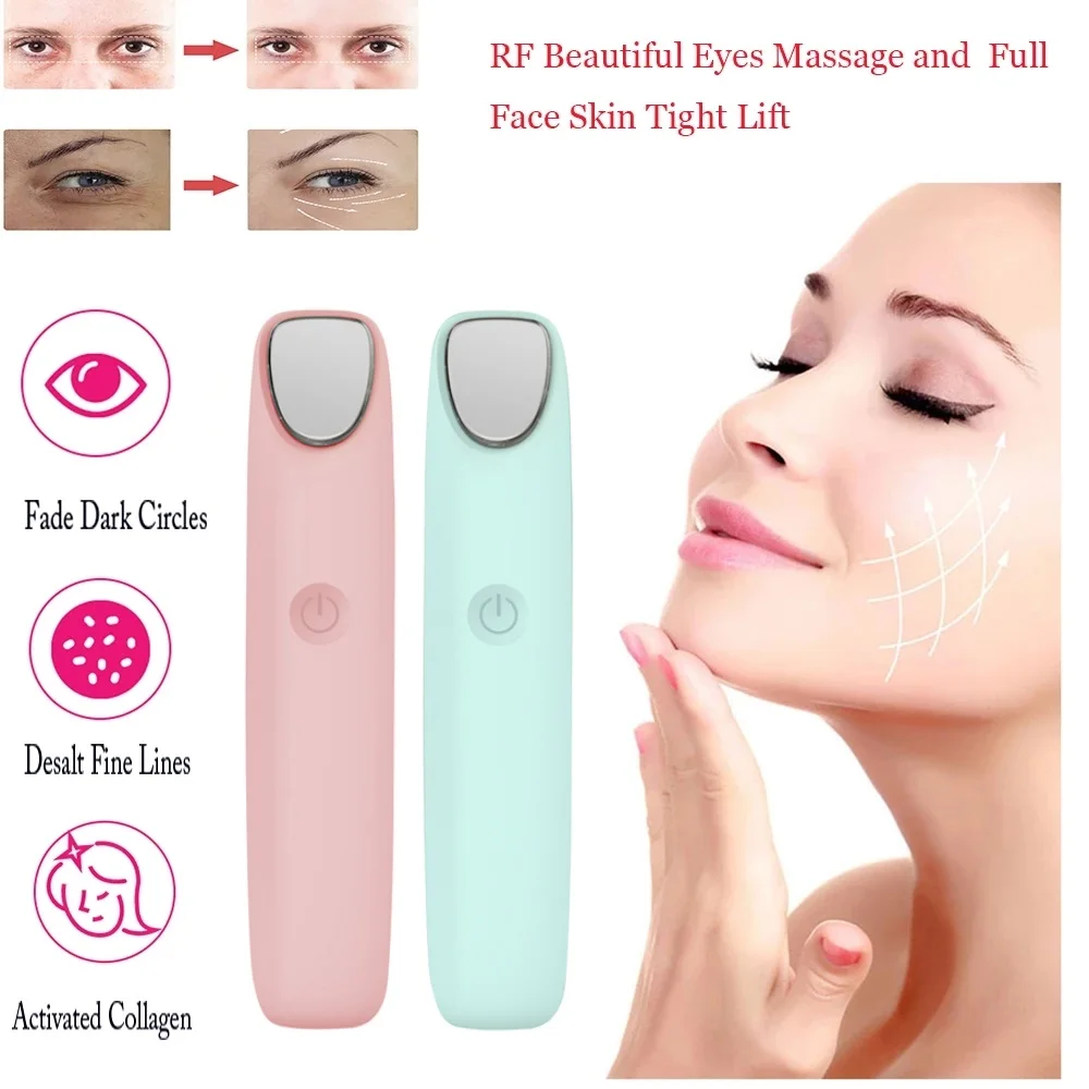 RF Radio Frequency Eye Massager Anti-Ageing Wrinkle Massager Portable Electric Device Dark Circle Facials Vibration Massage Pen
RF Radio Frequency Eye Massager Anti-Ageing Wrinkle Massager Portable Electric Device Dark Circle Facials Vibration Massage Pen