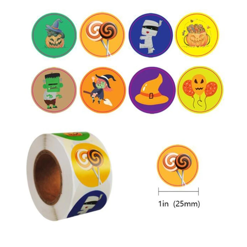 R7RC 500pcs Round Halloween Stickers Business Label Stickers for Baking Packaging Seal Labels DIY Stationery Sticker 
R7RC 500pcs Round Halloween Stickers Business Label Stickers for Baking Packaging Seal Labels DIY Stationery Sticker