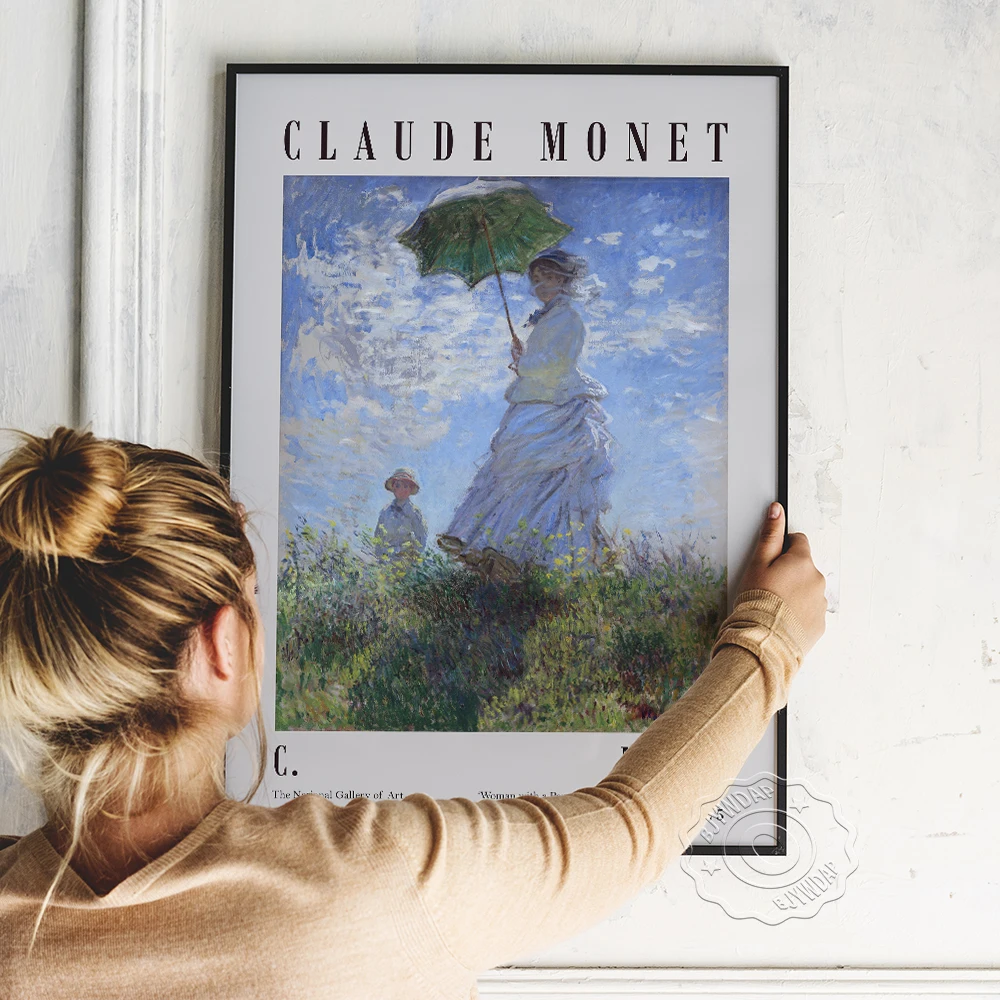 French Painter Claude Monet Exhibition Poster, Muse And Wife Of Claude Monet Oil Painting, Figure Impressionism Home Wall Decor
French Painter Claude Monet Exhibition Poster, Muse And Wife Of Claude Monet Oil Painting, Figure Impressionism Home Wall Decor