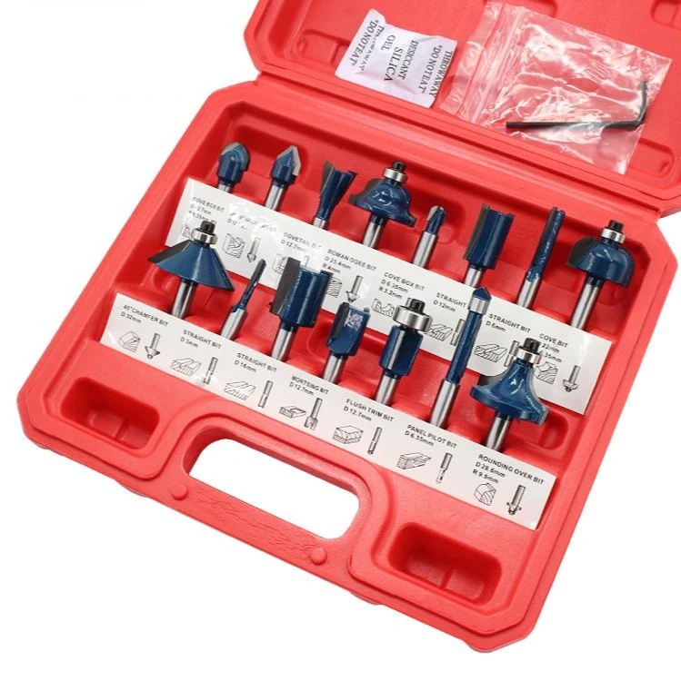 1/4 Inch Shank Milling Cutters Router Bit Set Woodworking 6.35mm Shank Drill Bits Milling Cutter For Wood Cutting Tools12/15Pcs
1/4 Inch Shank Milling Cutters Router Bit Set Woodworking 6.35mm Shank Drill Bits Milling Cutter For Wood Cutting Tools12/15Pcs