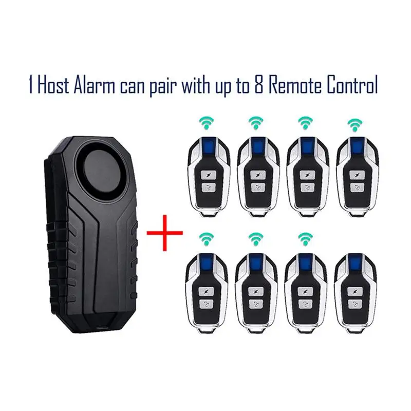 Bike Burglar Alarm Wireless Anti-Theft Remote Control Motorcycle Vibration Sensor Waterproof 113dB Loud Bicycle Security System
Bike Burglar Alarm Wireless Anti-Theft Remote Control Motorcycle Vibration Sensor Waterproof 113dB Loud Bicycle Security System
