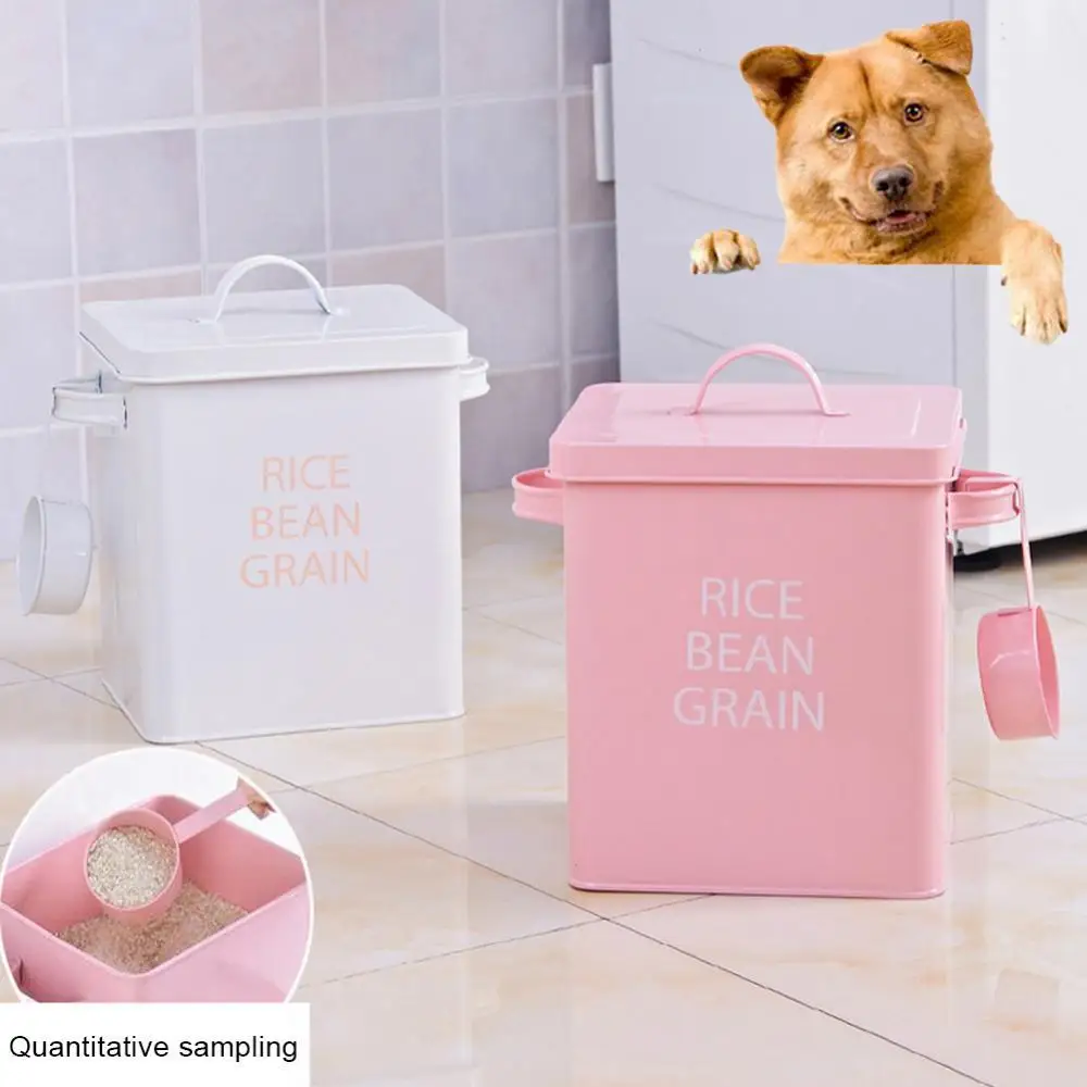 80% Hot Sales !!! Rice Bucket Pet Dog Food Sealed Storage Tank Moisture-proof Barrel with Spoon
80% Hot Sales !!! Rice Bucket Pet Dog Food Sealed Storage Tank Moisture-proof Barrel with Spoon