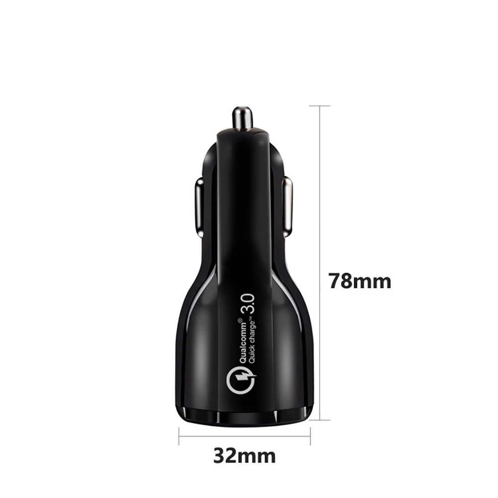 5V 9V 12V Qc3.0 Car Charger Multi-function One For Two Dual USB Car Phone Charger Adapter Interior Accessories
5V 9V 12V Qc3.0 Car Charger Multi-function One For Two Dual USB Car Phone Charger Adapter Interior Accessories