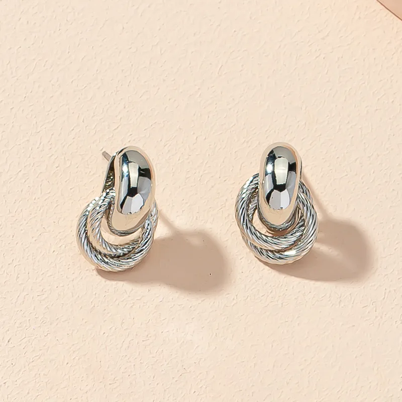 Temperament Multiple Circles Rock Stud Earrings Hippie Accessories Vintage Jewelry Charming Gift Friend Silver Color
Temperament Multiple Circles Rock Stud Earrings Hippie Accessories Vintage Jewelry Charming Gift Friend Silver Color
