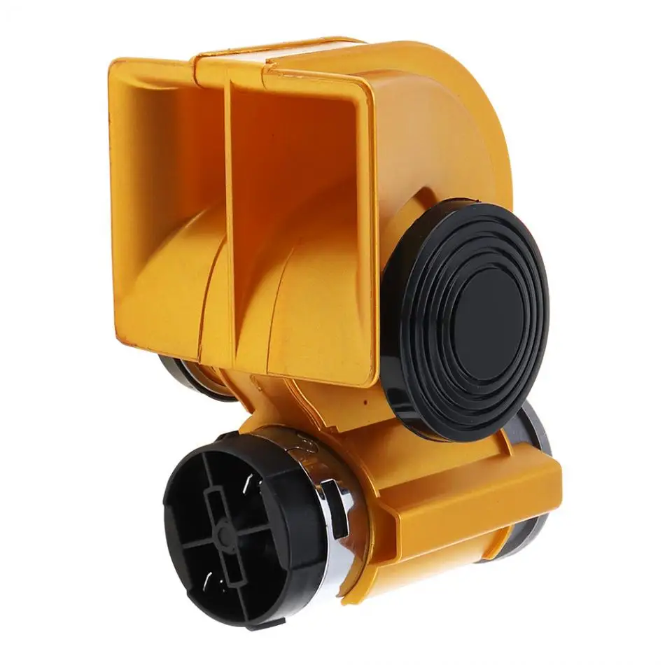 12V 139dB Car lacquer Gold Snail Compact Dual Air Horn for Car Vehicle Motorcycle Yacht Boat SUV New
12V 139dB Car lacquer Gold Snail Compact Dual Air Horn for Car Vehicle Motorcycle Yacht Boat SUV New