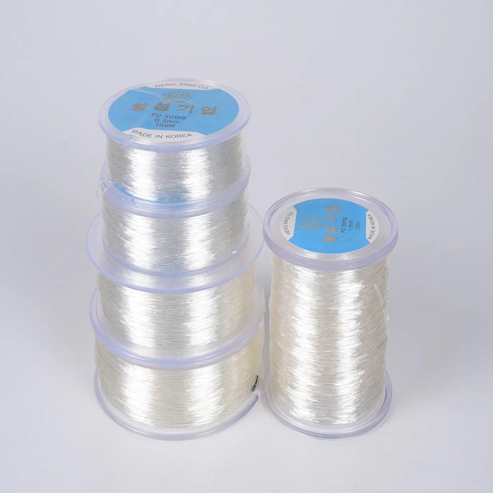 100Meters Crystal DIY Beading Stretch Cord Rope Strong Elastic Line Jewelry Making Supplies Necklace Bracelet String Thread Roll
100Meters Crystal DIY Beading Stretch Cord Rope Strong Elastic Line Jewelry Making Supplies Necklace Bracelet String Thread Roll