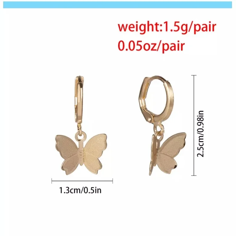 1pair Fashion Bohemian punk Earrings Jewelry gold & silver color butterfly shape Stud Earrings Best Gift for Women Girl
1pair Fashion Bohemian punk Earrings Jewelry gold & silver color butterfly shape Stud Earrings Best Gift for Women Girl