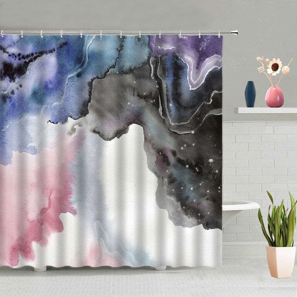 Water Color Marbling Shower Curtain Colorful Stripe Bathroom Accessories Set Waterproof Wall Hanging Curtains Screen Home Decor
Water Color Marbling Shower Curtain Colorful Stripe Bathroom Accessories Set Waterproof Wall Hanging Curtains Screen Home Decor