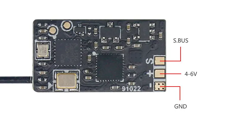 LDARC X-BOSS FM900 мини Reveiver совместимая Futaba FASST 2 4G беспроводной системы в режиме