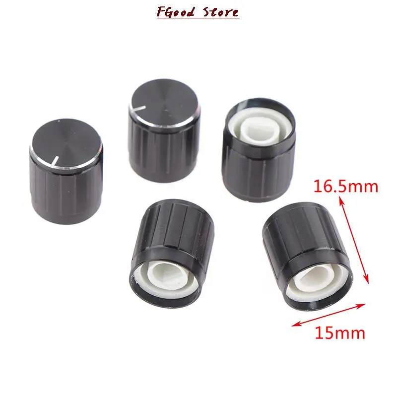 5pcs Potentiometer Cap 15*16.5mm Black Bright Edge Half Shaft Hole D-Shaped Aluminum Alloy Knob
5pcs Potentiometer Cap 15*16.5mm Black Bright Edge Half Shaft Hole D-Shaped Aluminum Alloy Knob