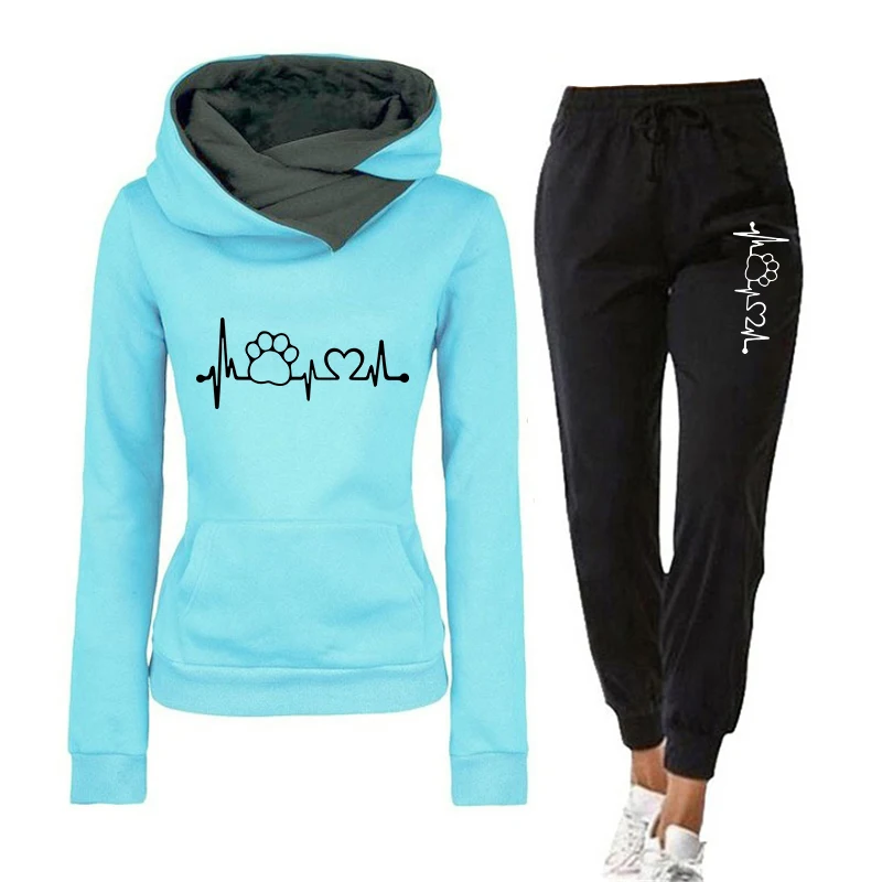 Women Hoodies+ Pants Suit SportsuitsTwo Piece Suits Fashion Hooded Sweatshirts Casual ensemble jogging femme deux pieces Sets
Women Hoodies+ Pants Suit SportsuitsTwo Piece Suits Fashion Hooded Sweatshirts Casual ensemble jogging femme deux pieces Sets