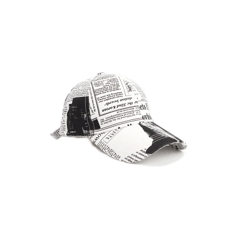 Women's Baseball Cap Retro Newspaper Design Hats British Fashion Hat Men's And Women's Sunscreen Versatile Sunshade Caps
Women's Baseball Cap Retro Newspaper Design Hats British Fashion Hat Men's And Women's Sunscreen Versatile Sunshade Caps