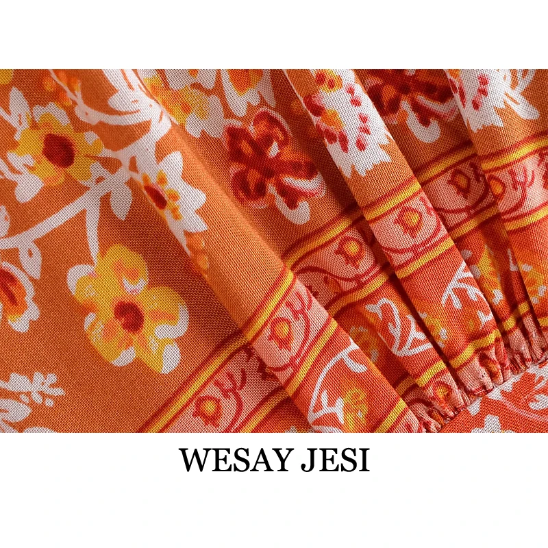 WESAY JESI Summer Dress 2021 Printed Fashion V-neck Mid-length Skirt Long Sleeve Retro Temperament Resort Style Casual Skirt
WESAY JESI Summer Dress 2021 Printed Fashion V-neck Mid-length Skirt Long Sleeve Retro Temperament Resort Style Casual Skirt