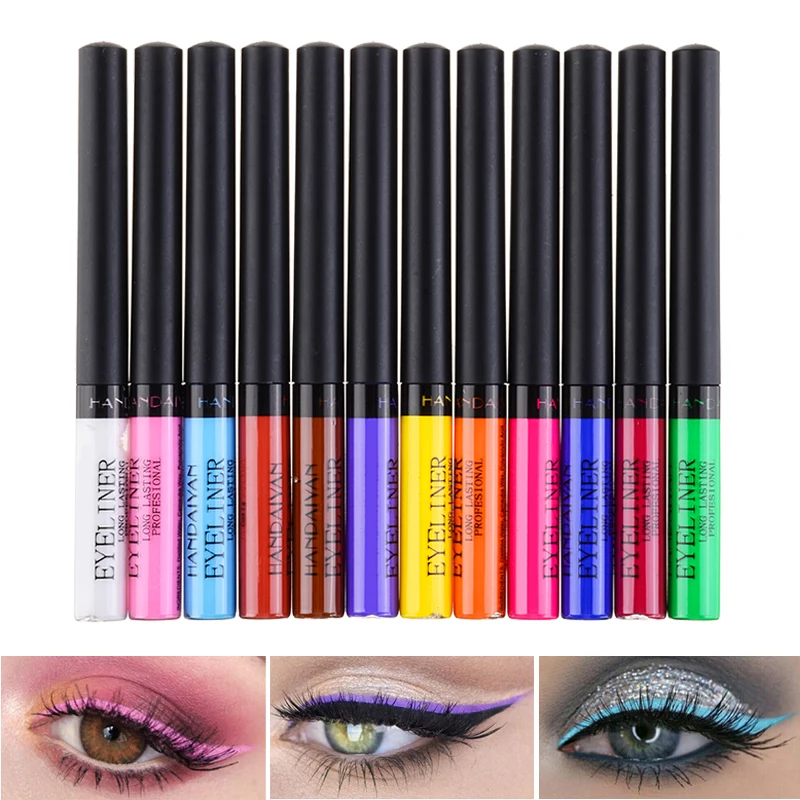 12 Colors/SET Matte Liquid Eyeliner Pen Waterproof Eye Liner Colorful Eyeliner Long-lasting Make Up Quickly Dry
12 Colors/SET Matte Liquid Eyeliner Pen Waterproof Eye Liner Colorful Eyeliner Long-lasting Make Up Quickly Dry