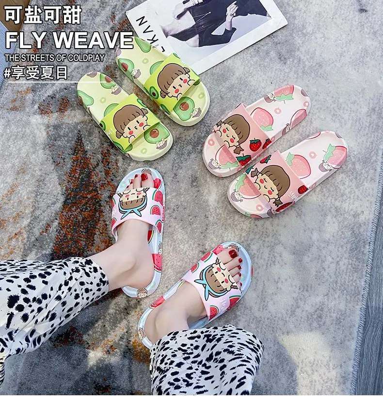 KangLL 2021 New Women Fruit Flip-Flops Cute Cartoon Wear Resistant Slip Soft Indoor Beach Slippers
KangLL 2021 New Women Fruit Flip-Flops Cute Cartoon Wear Resistant Slip Soft Indoor Beach Slippers