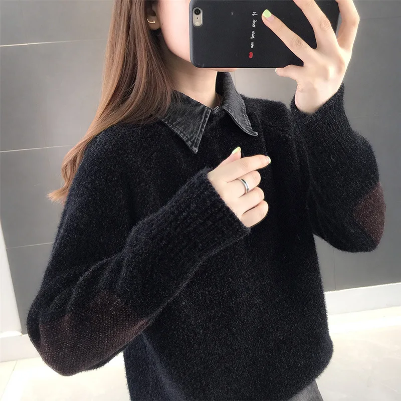 Sweater new chenille pullover sweater women fall and winter loose explosion models fake two-piece knitted bottoming shirt
Sweater new chenille pullover sweater women fall and winter loose explosion models fake two-piece knitted bottoming shirt