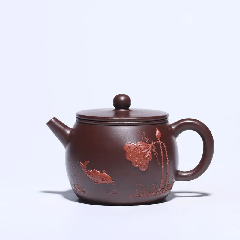 Teapot straight raw ore purple clay teapot master pure hand Decal creative Hanwa teapot mixed batch
Teapot straight raw ore purple clay teapot master pure hand Decal creative Hanwa teapot mixed batch