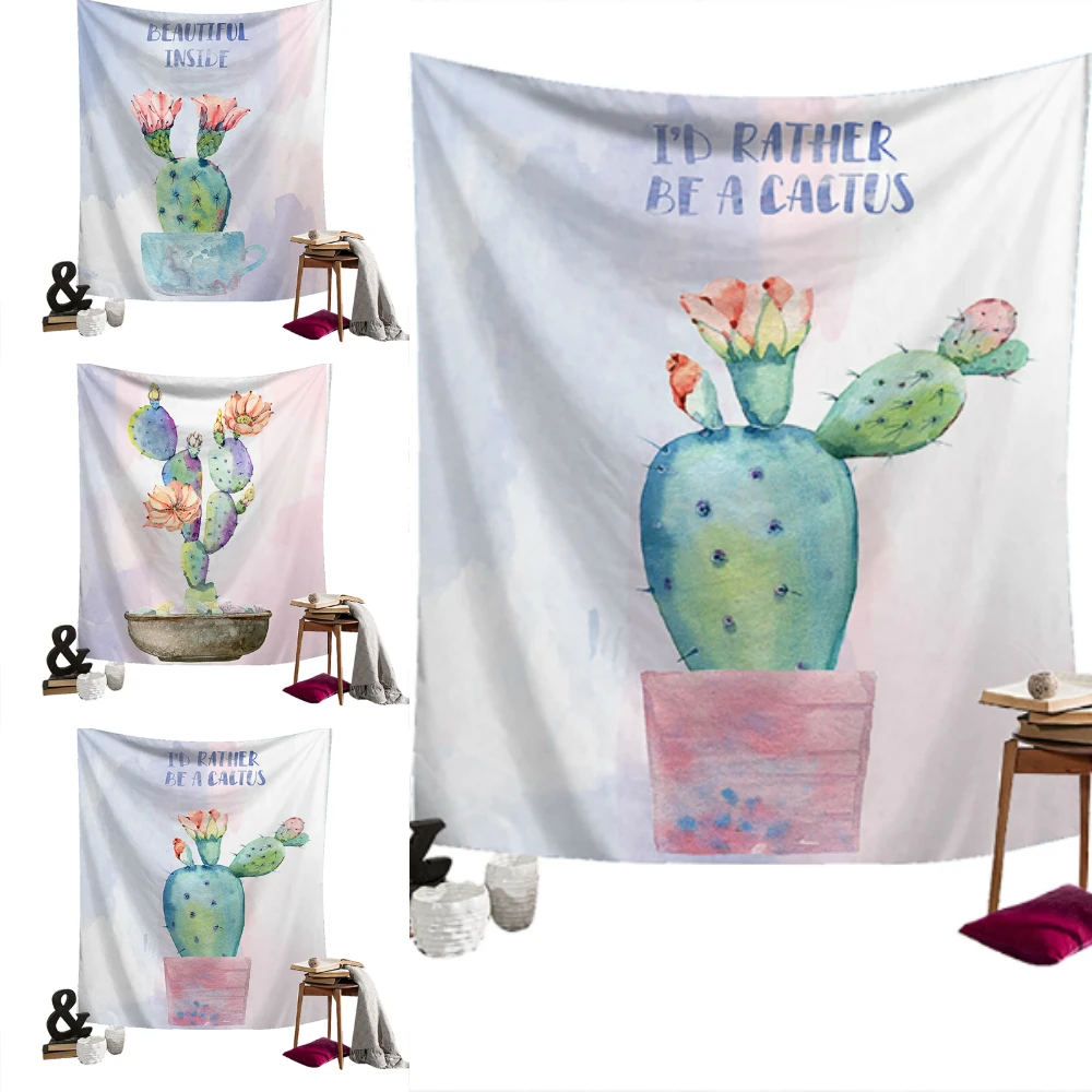 Настенный подвесной гобелен с принтом кактусов, полиэстеровое одеяло, фоновый тканевый коврик, домашний декоративный гобелен 
Настенный подвесной гобелен с принтом кактусов, полиэстеровое одеяло, фоновый тканевый коврик, домашний декоративный гобелен