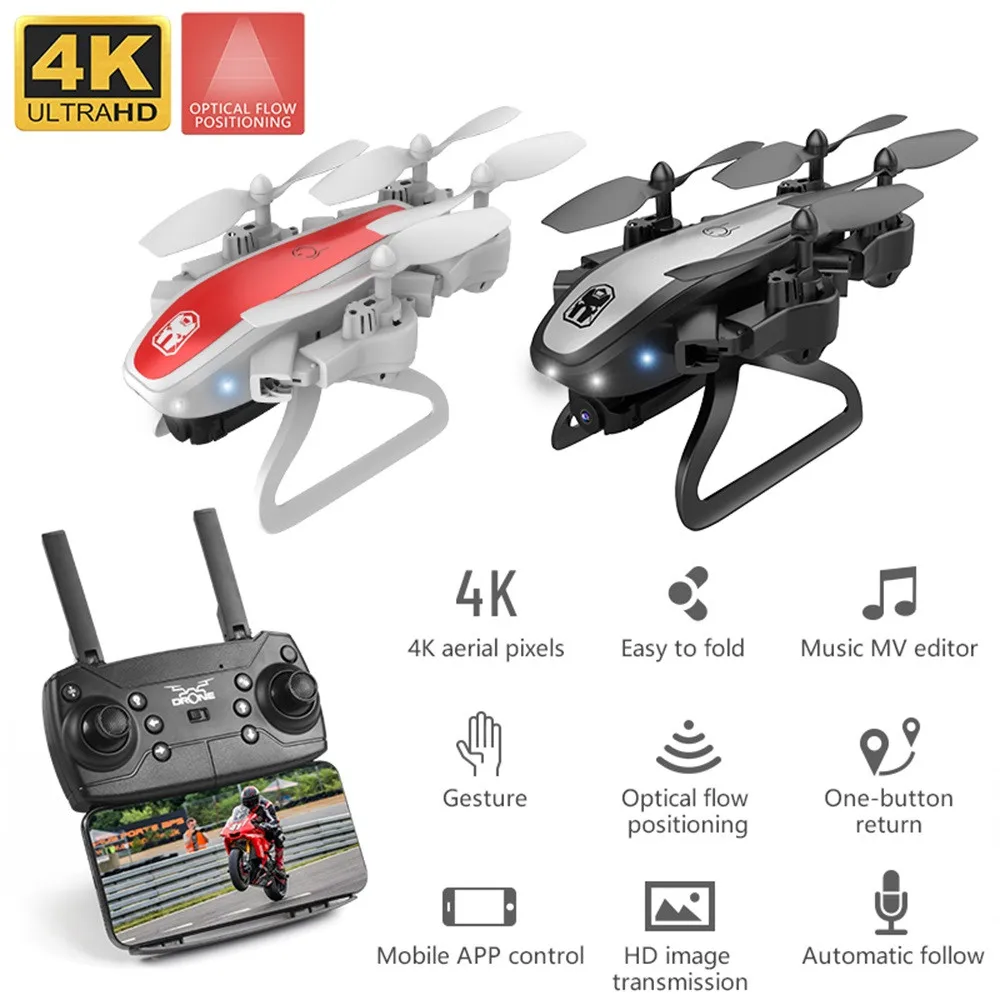 Ky909 4k Hd Camera Drone Fpv Wifi Optical Flow Positioning Rc Quadcopter Dron Foldable Altitude Hold Long Battery Life Kids Toys
Ky909 4k Hd Camera Drone Fpv Wifi Optical Flow Positioning Rc Quadcopter Dron Foldable Altitude Hold Long Battery Life Kids Toys
