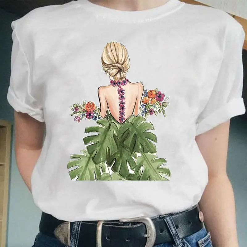 Футболка женская с коротким рукавом, милый Пляжный топ с графическим принтом для отпуска, в стиле 90-х, мультяшная одежда, рубашка с принтом 
Футболка женская с коротким рукавом, милый Пляжный топ с графическим принтом для отпуска, в стиле 90-х, мультяшная одежда, рубашка с принтом