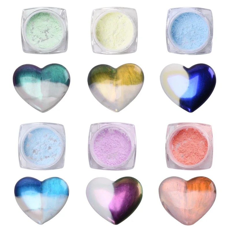 6 Colors/Set Nail Powder Mirror Effect Holographic Aurora Iridescent Pearlescent Manicure Pigment Rainbow Nail Glitter For Resin
6 Colors/Set Nail Powder Mirror Effect Holographic Aurora Iridescent Pearlescent Manicure Pigment Rainbow Nail Glitter For Resin
