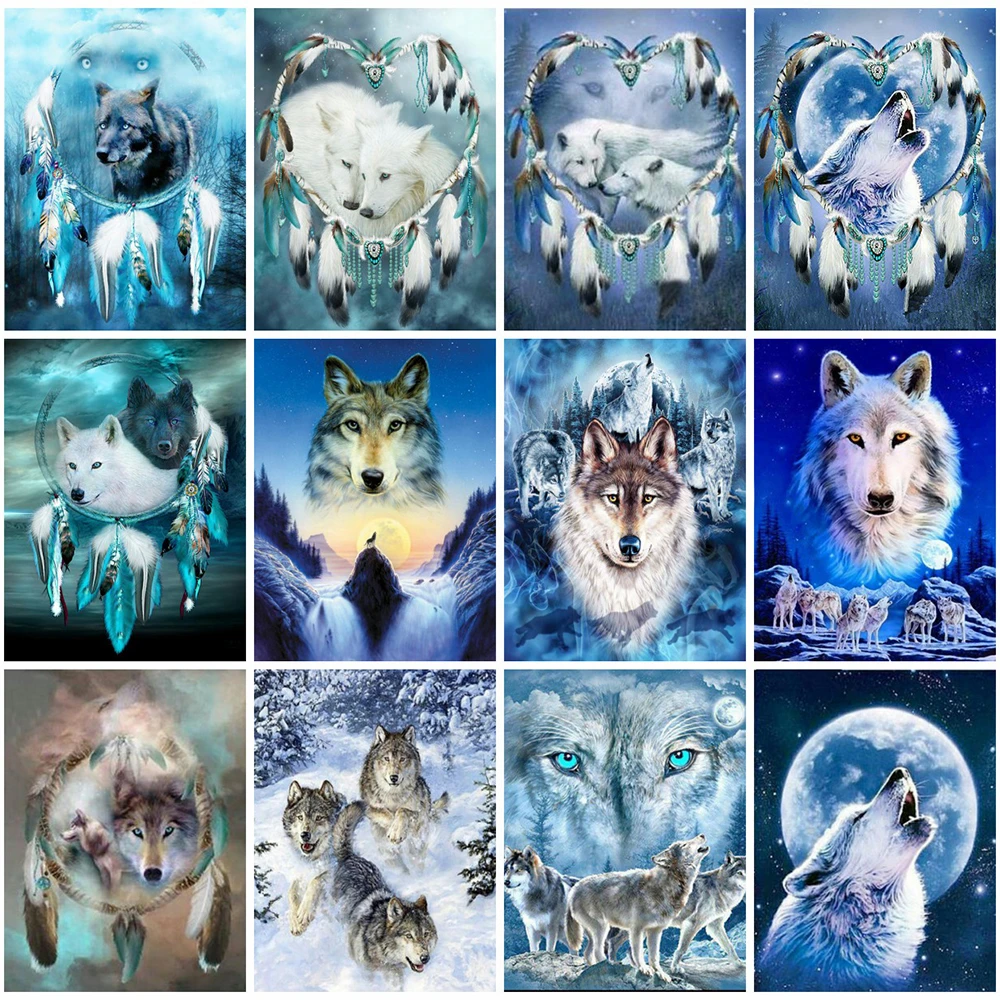 EverShine Diamond Painting Kits Wolf Diamond Embroidery Animals Cross Stitch Picture Rhinestones Diamond Art Gift Home Decor
EverShine Diamond Painting Kits Wolf Diamond Embroidery Animals Cross Stitch Picture Rhinestones Diamond Art Gift Home Decor