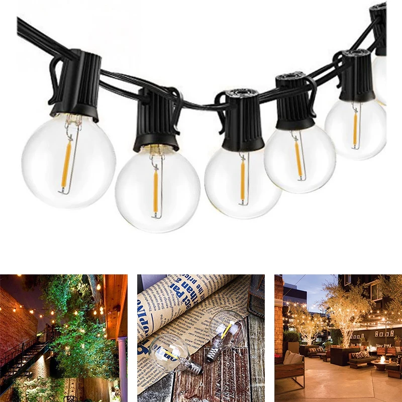 Patio String Light Christmas G40 Globe Festoon Bulb Fairy String Light Outdoor Party Garden Wedding Decorative
Patio String Light Christmas G40 Globe Festoon Bulb Fairy String Light Outdoor Party Garden Wedding Decorative