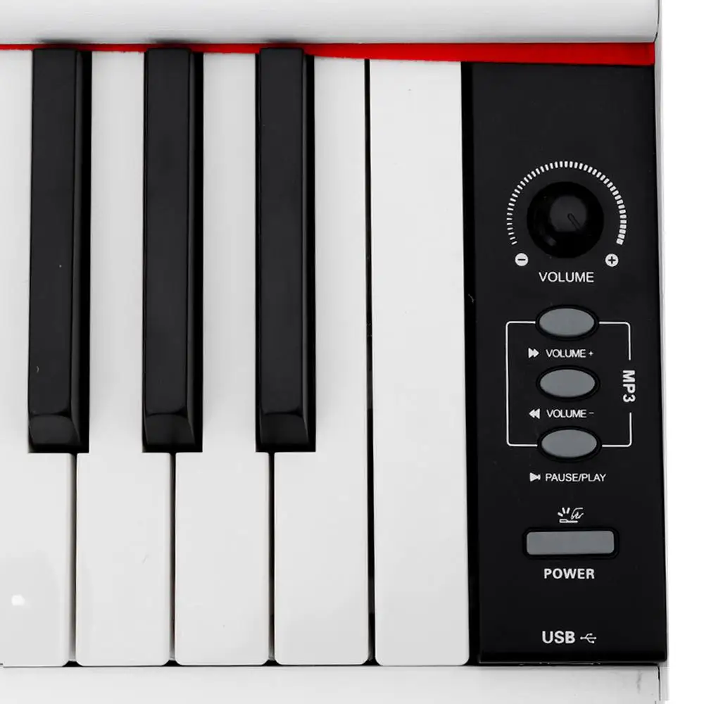 88 key Portable Electronic Piano keyboard Electric Organ Heavy Hammer Keyboard 128 Polyphonic Electric Piano Musical Instruments
88 key Portable Electronic Piano keyboard Electric Organ Heavy Hammer Keyboard 128 Polyphonic Electric Piano Musical Instruments