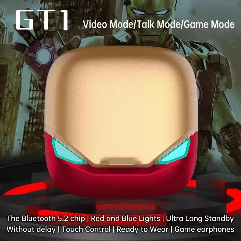 Наушники YELI, игровая гарнитура, наушники-вкладыши с низкой задержкой, настоящие Беспроводные стереонаушники, наушники GT1 с сенсорным управл...
Наушники YELI, игровая гарнитура, наушники-вкладыши с низкой задержкой, настоящие Беспроводные стереонаушники, наушники GT1 с сенсорным управл...