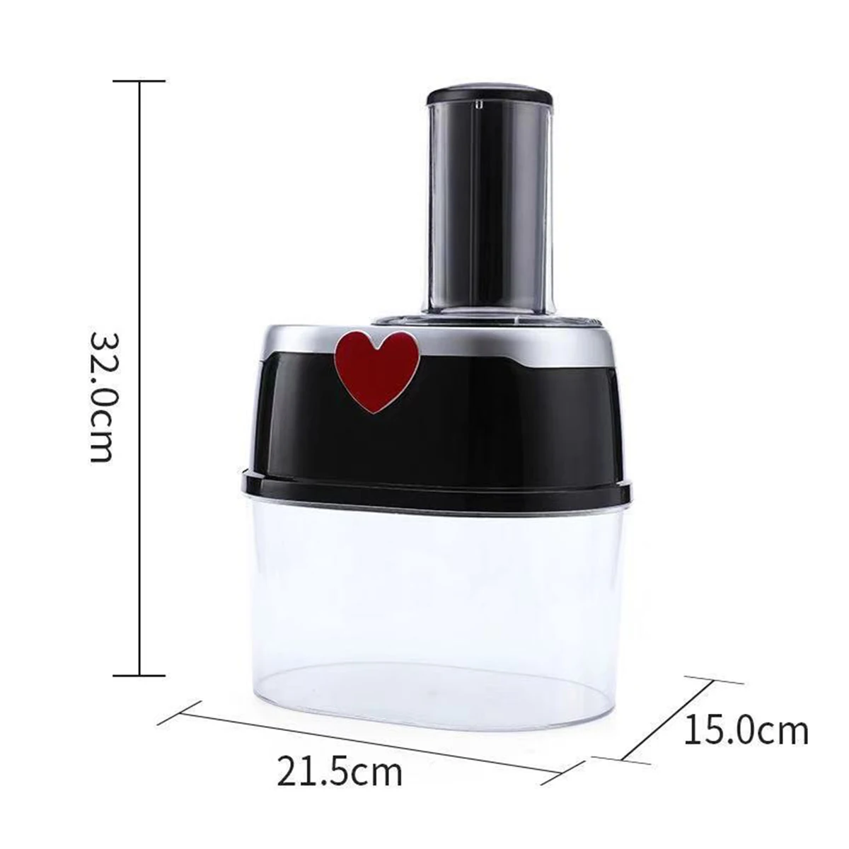 Vegetable Cutter 2L BPA-free Electric Vegetable Fruit Quick Cutter Chopper Grater Kitchen Slicer Eco-Friendly with 4 Blade
Vegetable Cutter 2L BPA-free Electric Vegetable Fruit Quick Cutter Chopper Grater Kitchen Slicer Eco-Friendly with 4 Blade