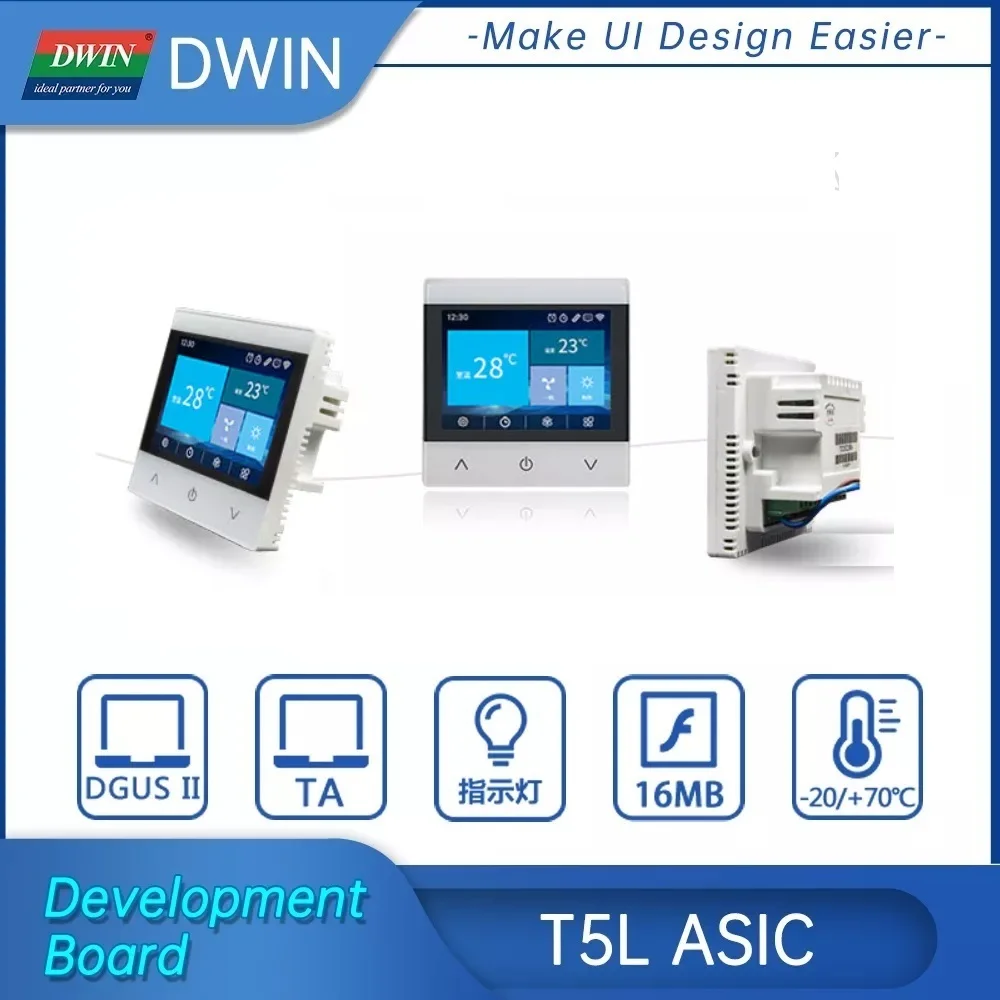 DWIN 2,8 дюймов 320*240 Разрешение умный дом настенный TFT ЖК сенсорный экран термостат IOT LCM WIFI модуль TR028C11U04
DWIN 2,8 дюймов 320*240 Разрешение умный дом настенный TFT ЖК сенсорный экран термостат IOT LCM WIFI модуль TR028C11U04