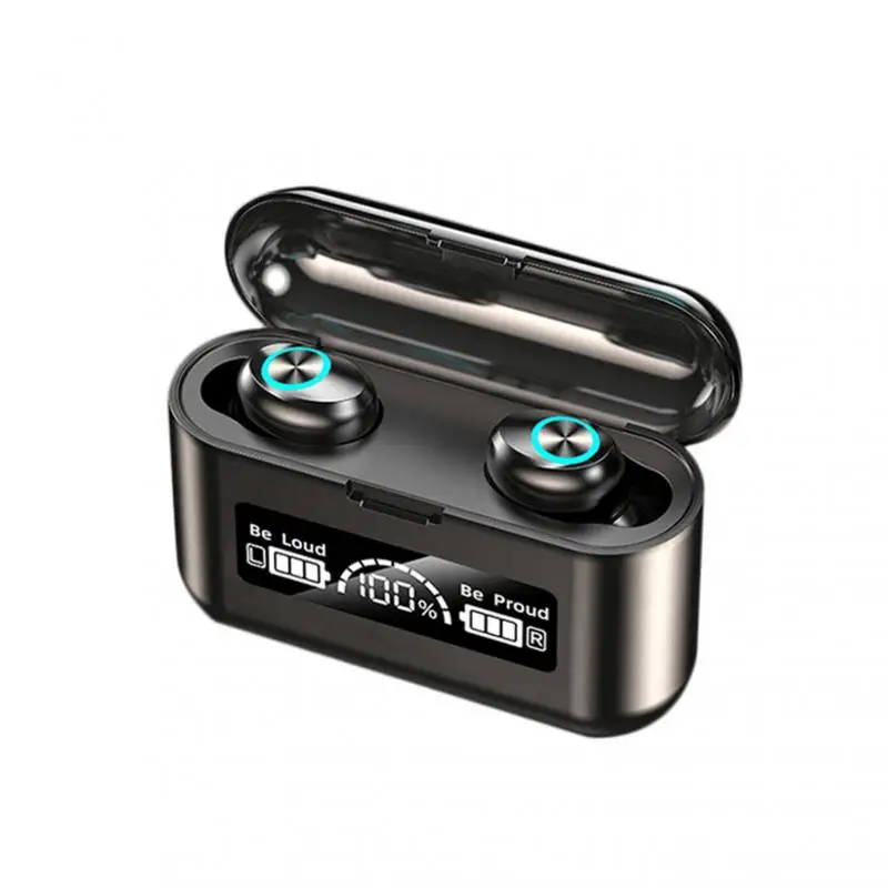 TWS Wireless Earphones Bluetooth-compatible Earphones 9D Bass Stereo waterproof Earbuds Handsfree Headset With Mic Charging Case
TWS Wireless Earphones Bluetooth-compatible Earphones 9D Bass Stereo waterproof Earbuds Handsfree Headset With Mic Charging Case