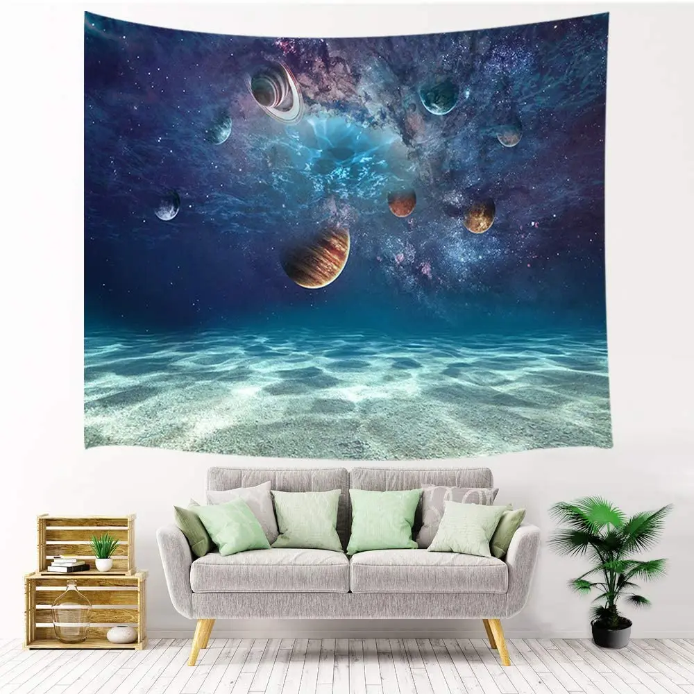 Space Wall Hanging Creative Ocean Bottom Beach Polyester Fabric Tapestry For Home Living Room Bedroom Dorm Farmhouse Decor
Space Wall Hanging Creative Ocean Bottom Beach Polyester Fabric Tapestry For Home Living Room Bedroom Dorm Farmhouse Decor