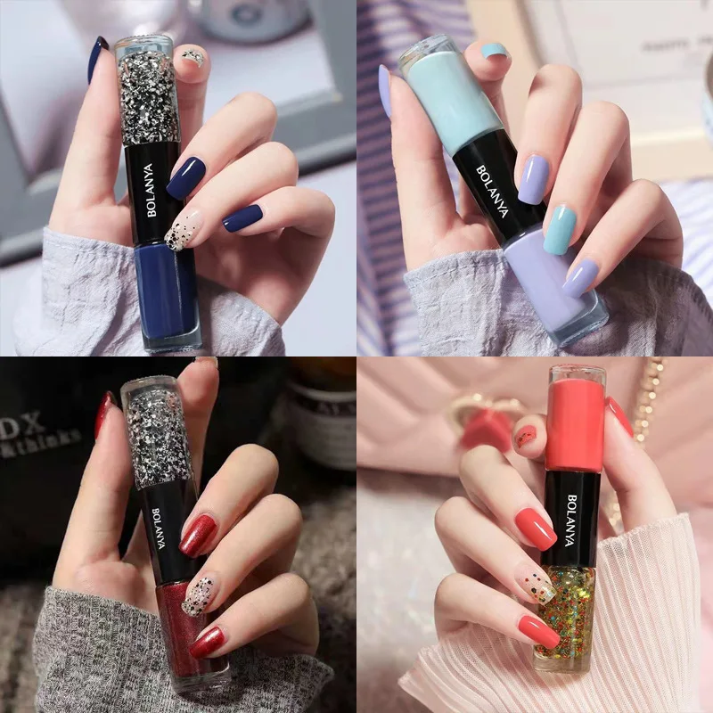 Nail Stamping Polish Without Lamp Oily Double-headed Nail Polish Free Baking Quick Drying Non-fading Net Red Sequin Nail Polish
Nail Stamping Polish Without Lamp Oily Double-headed Nail Polish Free Baking Quick Drying Non-fading Net Red Sequin Nail Polish