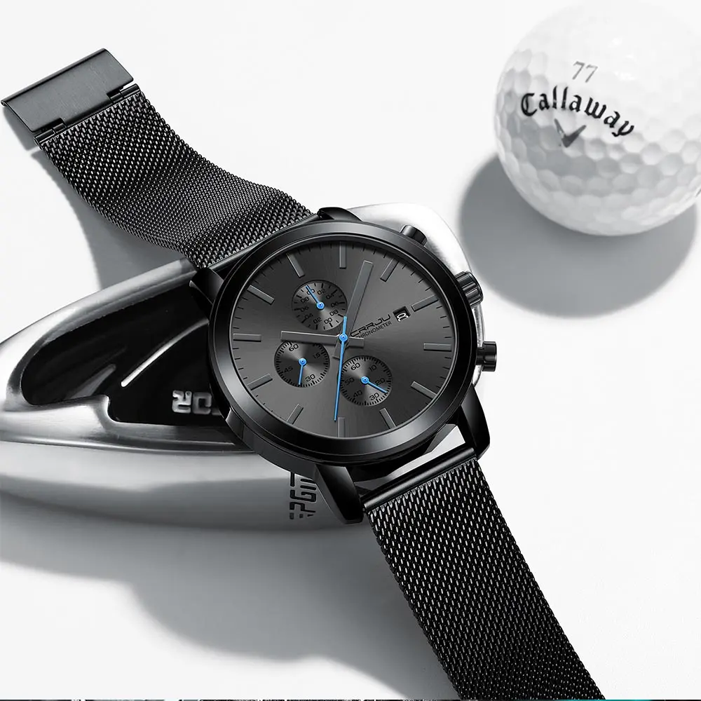 CRRJU Watch Men Top Luxury Brand Fashion Casual Chronograph men Quartz watches Stainless Steel Sport Waterproof Date Clock Male
CRRJU Watch Men Top Luxury Brand Fashion Casual Chronograph men Quartz watches Stainless Steel Sport Waterproof Date Clock Male