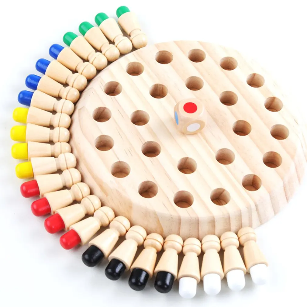 Kids Wooden Memory Match Stick Chess Game Fun Block Board Game Educational Color Cognitive Ability Toy For Children New
Kids Wooden Memory Match Stick Chess Game Fun Block Board Game Educational Color Cognitive Ability Toy For Children New