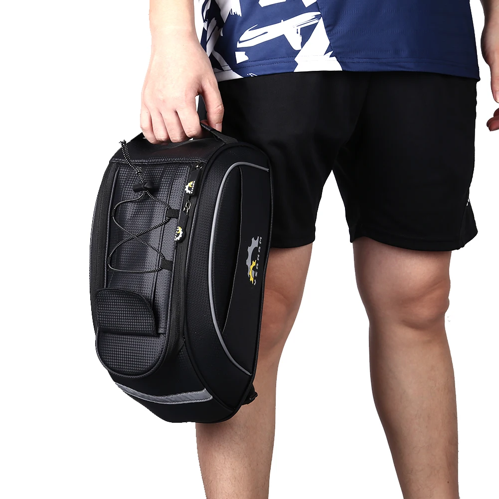 Вместительные сумки для горного велосипеда, водонепроницаемая Светоотражающая багажная стойка, переносные водонепроницаемые велосипедны... 
Вместительные сумки для горного велосипеда, водонепроницаемая Светоотражающая багажная стойка, переносные водонепроницаемые велосипедны...