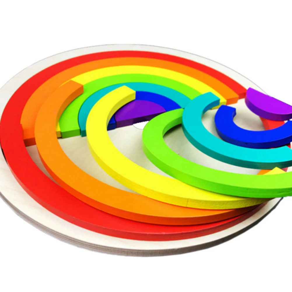 12PCS Rainbow Stacker Wooden Innovative Building Stocks Early Education Stacker Toy For Children
12PCS Rainbow Stacker Wooden Innovative Building Stocks Early Education Stacker Toy For Children