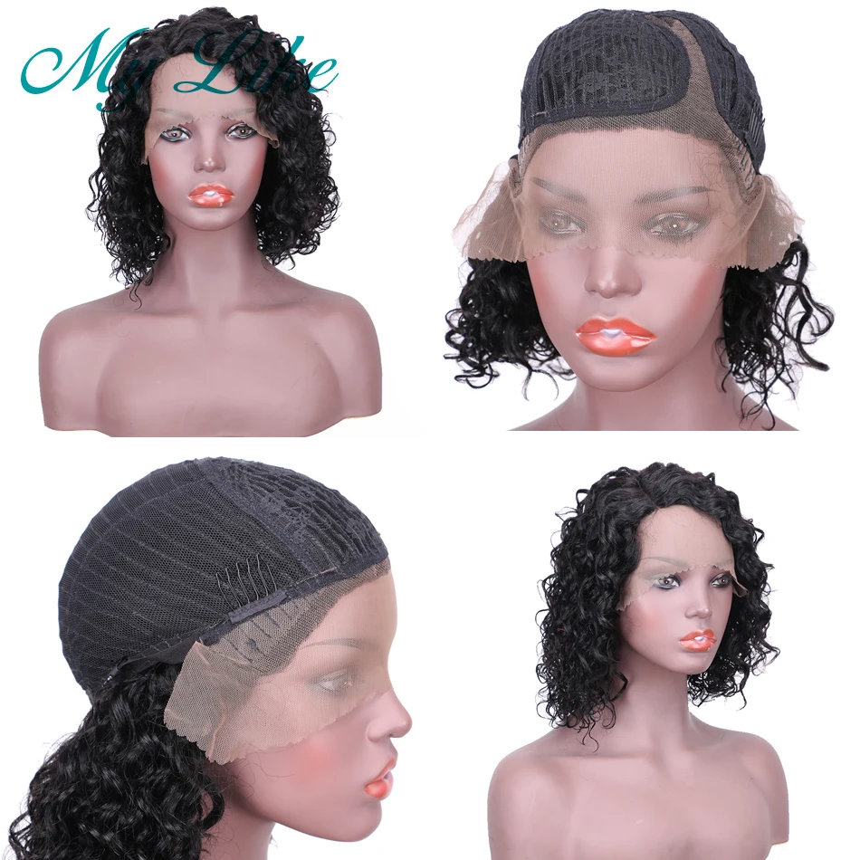 Short Human Hair Wigs Brazilian Curly Lace Wigs for Black Women L Part Lace Front Human Hair Wigs 12" Cheap Water Wave Wigs
Short Human Hair Wigs Brazilian Curly Lace Wigs for Black Women L Part Lace Front Human Hair Wigs 12" Cheap Water Wave Wigs