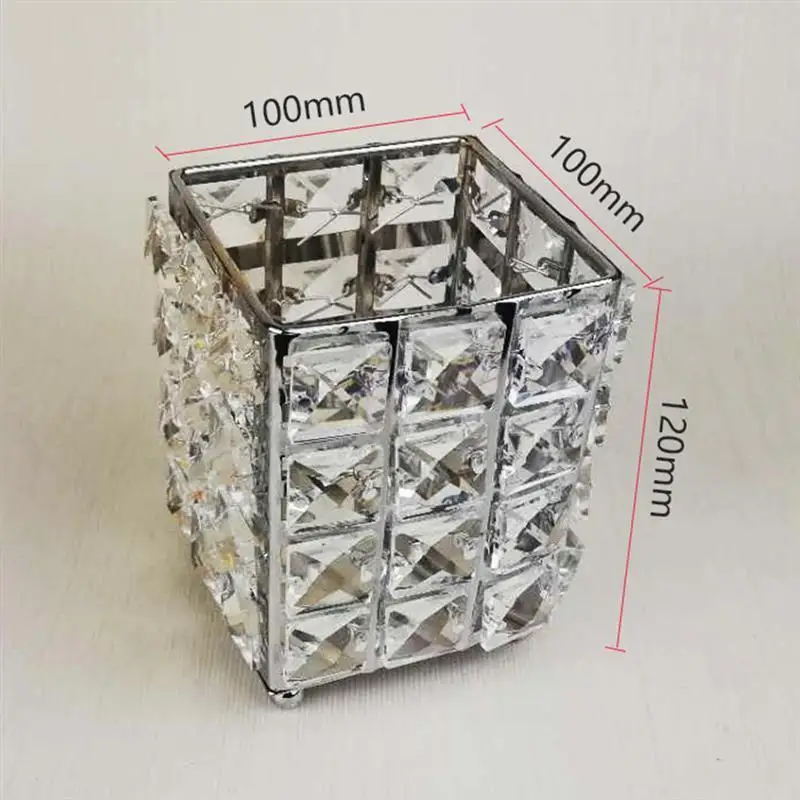 Crystal Cosmetic Make-up Brush Storage Box Jar Pen Holder Desktop Organizer Home Decora Decoration Accessiories Desk Ornament
Crystal Cosmetic Make-up Brush Storage Box Jar Pen Holder Desktop Organizer Home Decora Decoration Accessiories Desk Ornament
