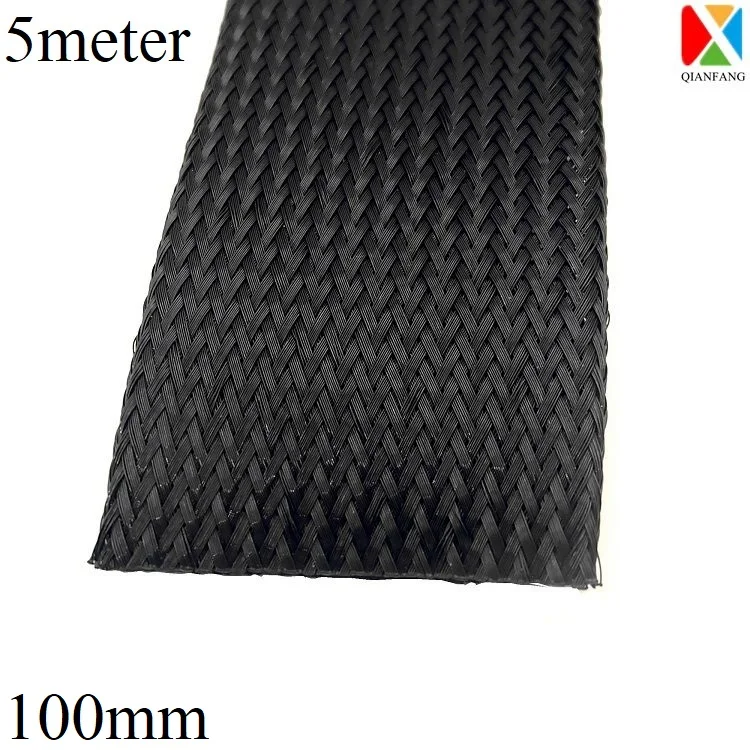 5M Braided Cable Sleeve 100mm Expandable PET Wire Wrap Nylon Tight High Density Sheath Protection Insulated Line Harness Black
5M Braided Cable Sleeve 100mm Expandable PET Wire Wrap Nylon Tight High Density Sheath Protection Insulated Line Harness Black