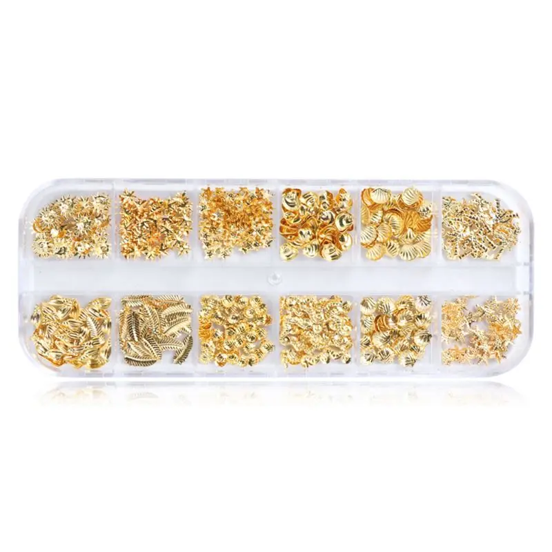 12 Grids Mixed Glitter Metal Nail Art Decoration Starfish Shell Sun Coconut Tree Epoxy Resin Filling Material DIY
12 Grids Mixed Glitter Metal Nail Art Decoration Starfish Shell Sun Coconut Tree Epoxy Resin Filling Material DIY
