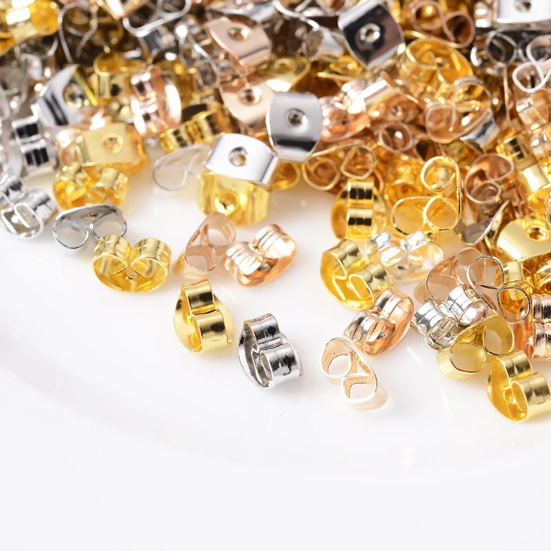 New 300Pcs/Lot Butterfly Earrings Back Metal Stopper Studs Ear Plugging For Handmade DIY Earring Jewelry Findings Accessories
New 300Pcs/Lot Butterfly Earrings Back Metal Stopper Studs Ear Plugging For Handmade DIY Earring Jewelry Findings Accessories