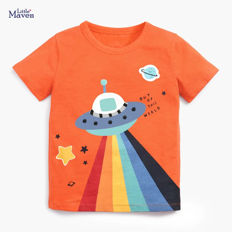 Футболка детская летняя из дышащего хлопка с принтом НЛО
Футболка детская летняя из дышащего хлопка с принтом НЛО