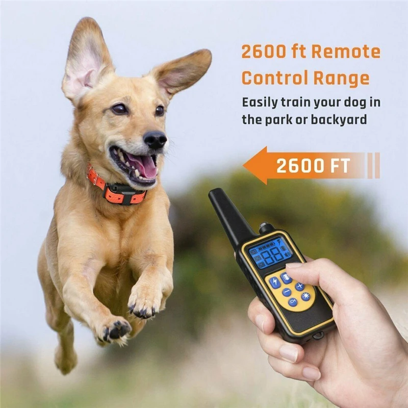 Dog Toy Electric Remote Dog Training Collar Waterproof Rechargeable LCD Display for All Size beep Shock Vibration Mode
Dog Toy Electric Remote Dog Training Collar Waterproof Rechargeable LCD Display for All Size beep Shock Vibration Mode