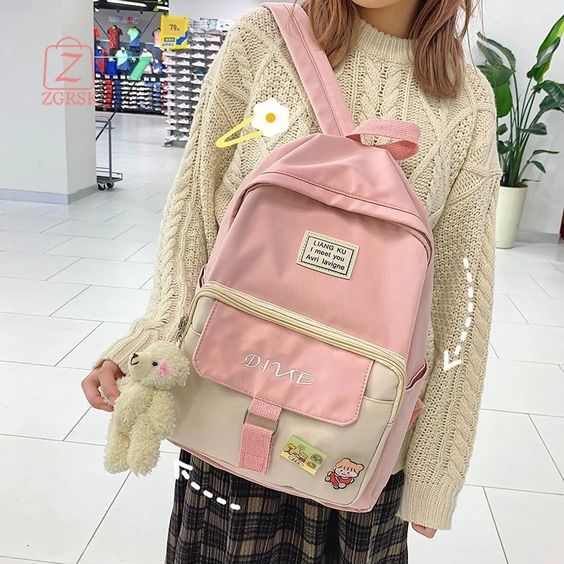 Nylon Women Backpack Korean Japanese Fashion Female Students Schoolbag Multilayer Simple Travel Bag School Bags For Teenage
Nylon Women Backpack Korean Japanese Fashion Female Students Schoolbag Multilayer Simple Travel Bag School Bags For Teenage