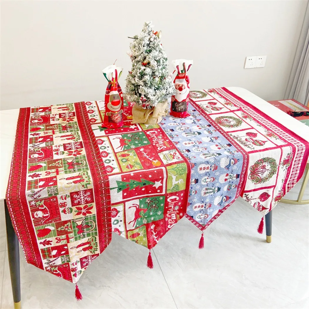 Christmas Table Runner Gift Linen Elk Snowman Tablecloth Decor For Home 2022 Xmas Ornaments New Year's Decor 2022 Navidad
Christmas Table Runner Gift Linen Elk Snowman Tablecloth Decor For Home 2022 Xmas Ornaments New Year's Decor 2022 Navidad
